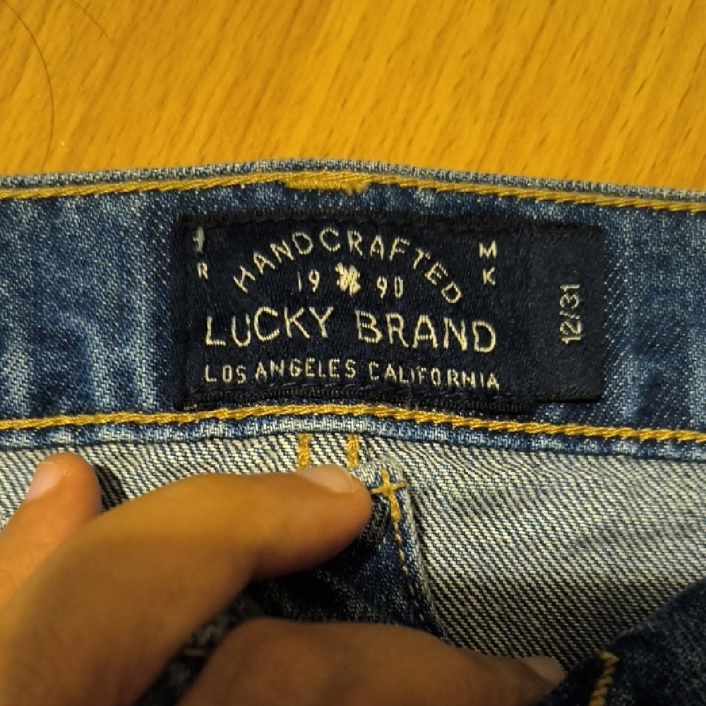 NWT Lucky Brand | Distressed Blue Mini Skirt - Picture 2 of 5